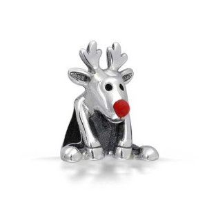 Pandora Red Nose Reindeer Charm