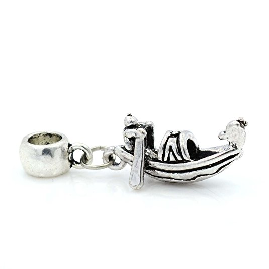 Pandora Silver One Sided Paddle Rowing Crew Dangle Charm