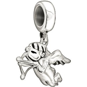 Pandora Silver Plated Cupid With Wings Charm