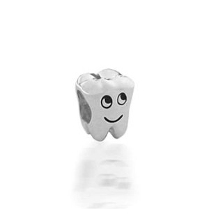 Pandora Sleepy Smiling Tooth Charm