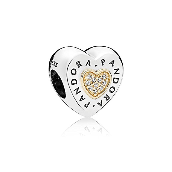 Pandora Small Heart 14K Gold Charm
