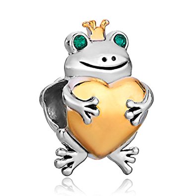 Pandora Smiling Prince Frog With Crown Charm
