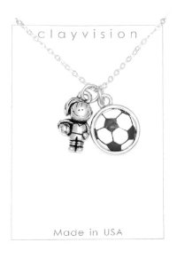 Pandora Soccer Girl Dangle Silver Charm