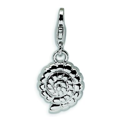 Pandora Spiral Shell With Lobster Clasp Pendant Charm