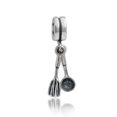 Pandora Spoon And Fork Dangle Silver Charm