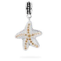 Pandora Starfish Silver Dangle Charm