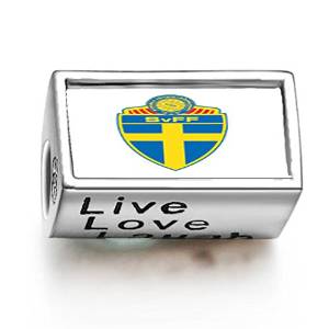 Pandora Sweden Soccer Team Photo Charm