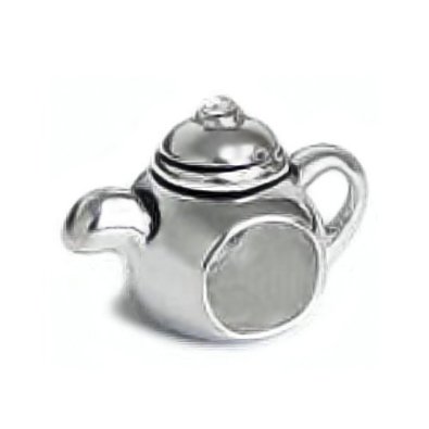 Pandora Teapot Silver And Charm