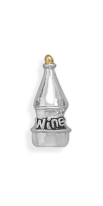 Pandora Two Tone Wine Bottle Charm