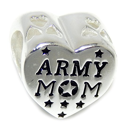 Pandora USA Army Mom Charm
