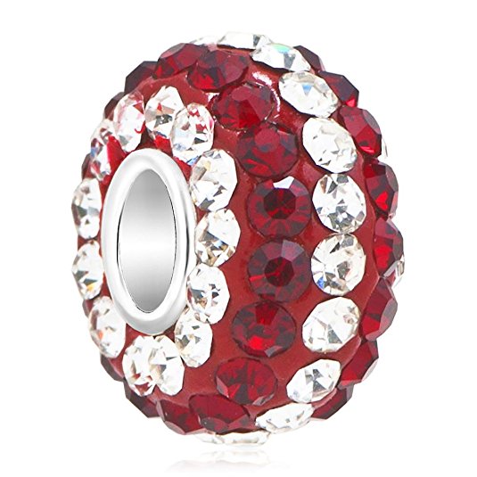 Pandora Victorian Red Swarovski Crystal Charm