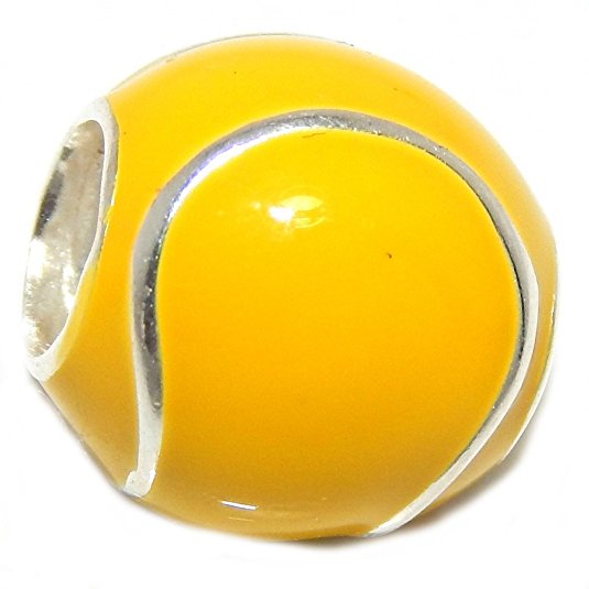 Pandora Yellow Enameled Tennis Ball Charm