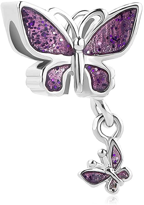 Silver Butterfly Dangle Pandora Charm