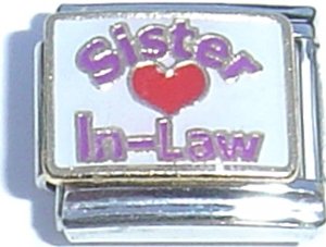 Sister In Law Gift Italian Charm