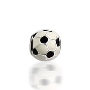Soccer Ball Chamilia Bead