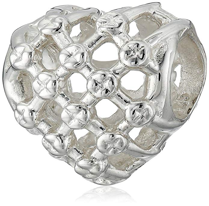 Swarovski Crystal Heart Pandora Charm