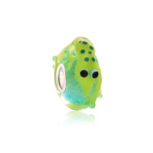 Pandora Green Lizard Glass Charm