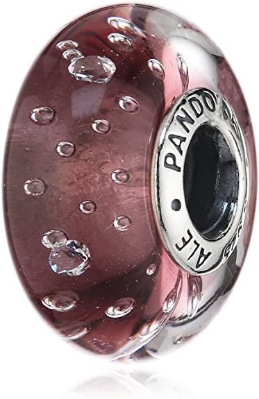 Pandora Purple Effervescence Murano Glass Charm