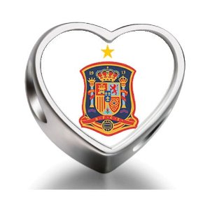 Pandora Spain Soccer Team Flag Photo Charm