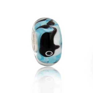 Pandora Whale Murano Glass Charm